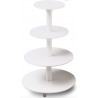 4-Tier Stacked Cake Tower