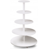 5-Tier Stacked Cake Tower