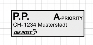 Courrier A - La Poste Suisse